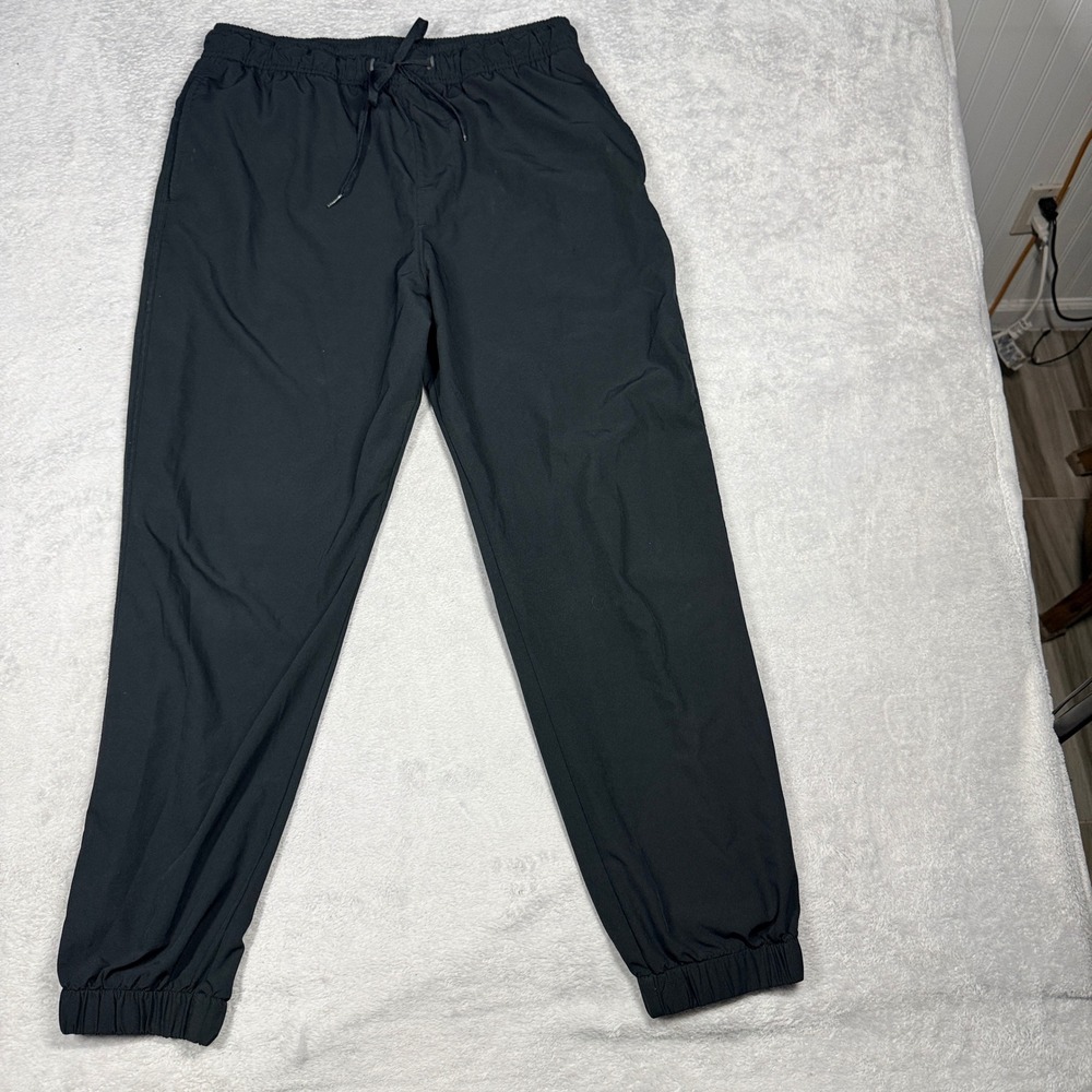 Prana Breathe Jogger Pants Mens Large Black M41170413 Activewear Hiking Stretch